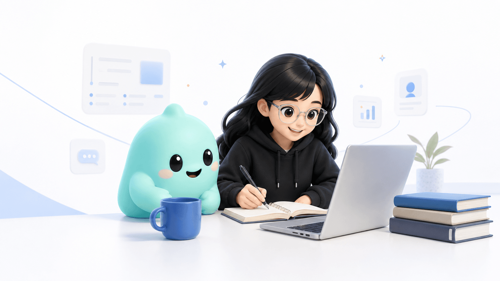 CathyGO AI learning agent helping a child learn